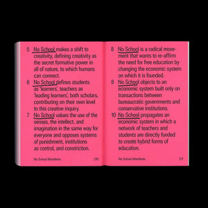 No School Manifesto: A Movement of Creative Education