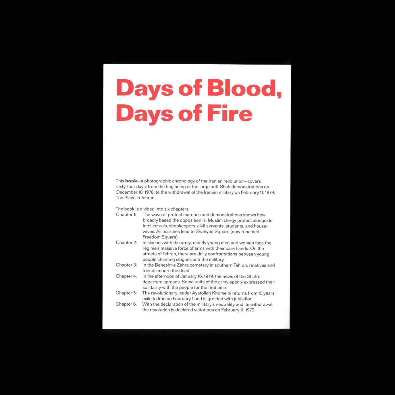 Days of Blood, Days of Fire - Bahman Jalali