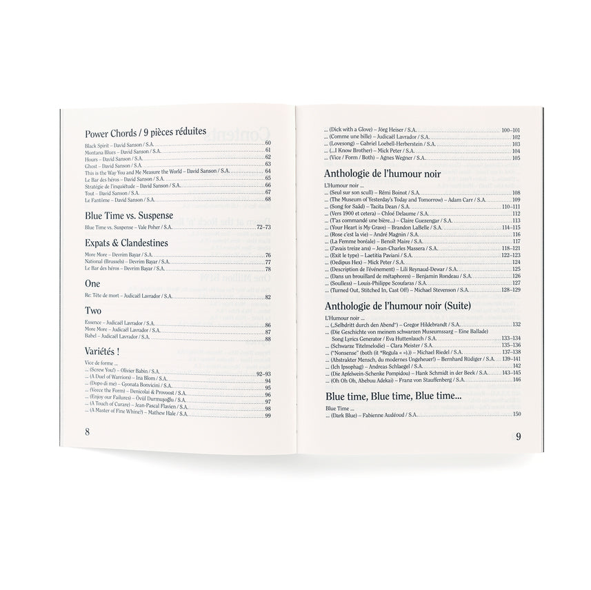 Saâdane Afif - Paroles (Songbook)