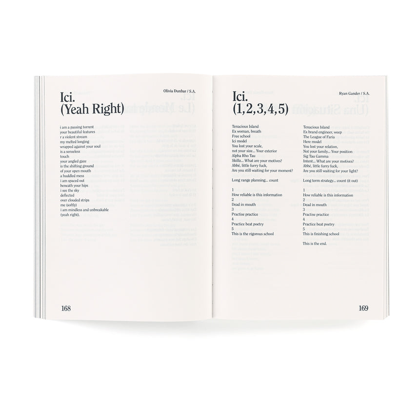 Saâdane Afif - Paroles (Songbook)