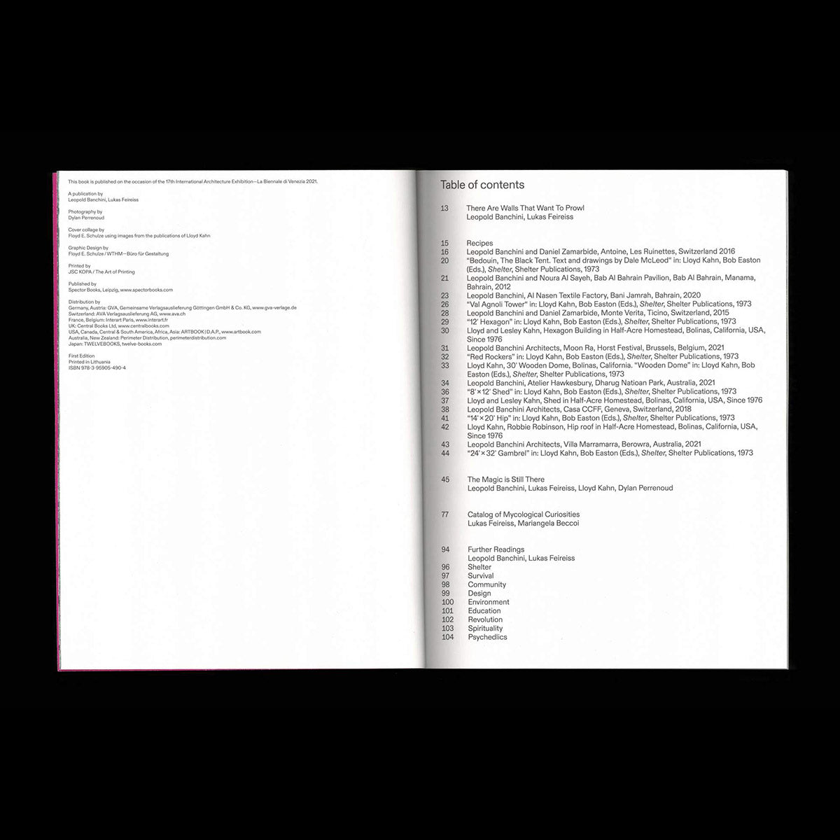Shelter Cookbook - Leopold Banchini, Lukas Feireiss & Lloyd Kahn