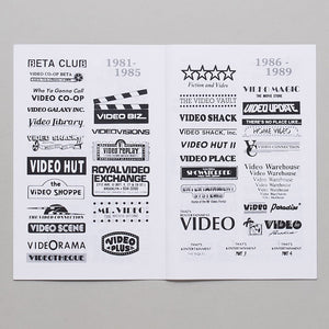 Videoland: A Visual Catalog of American Video Store Logos, 1980 - 1995