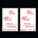 Heavy Weight Clothing / Highgate Continental 45 Adapter