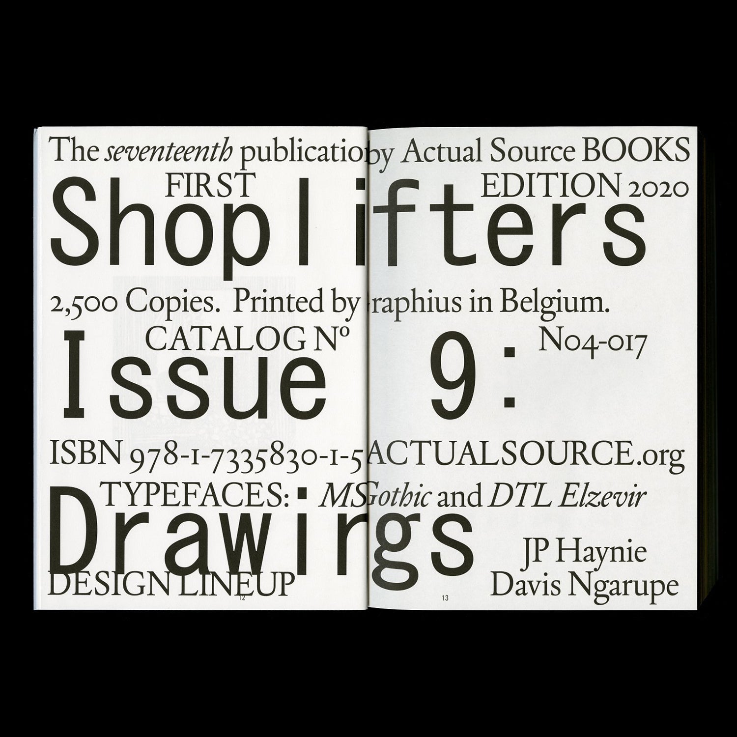 Shoplifters Issue 9: DRAWINGS