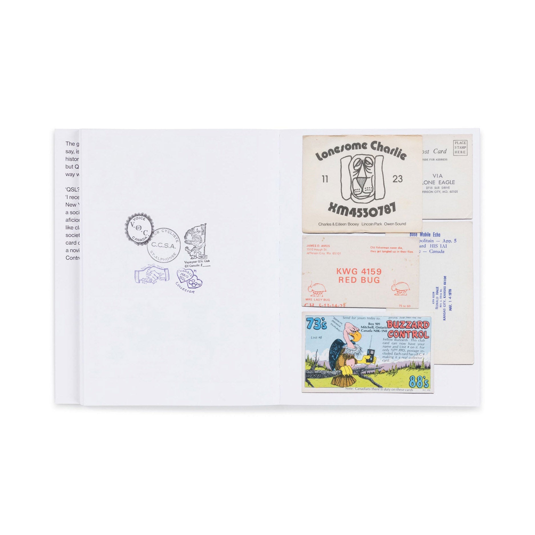 Buzzard Control – A Book About QSL card culture