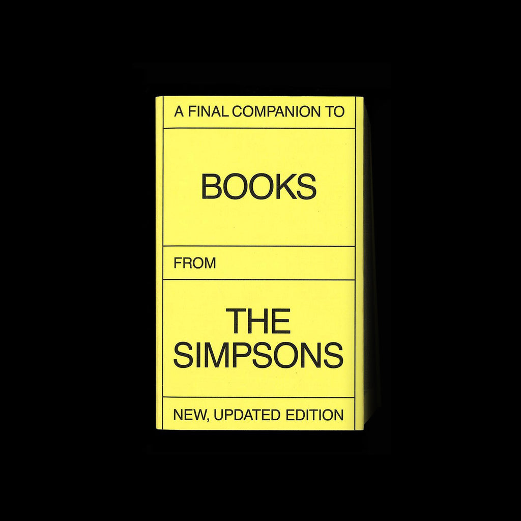 A Final Companion To Books From The Simpsons (Updated Version)